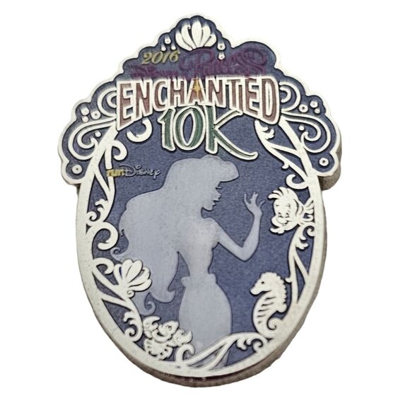 Disney 2016 Princess 1/2 Marathon Weekend Enchanted 10K Pin L308 - Picture 6 of 6